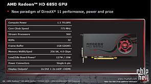 AMD Radeon HD 6800: Daten zur Radeon HD 6850